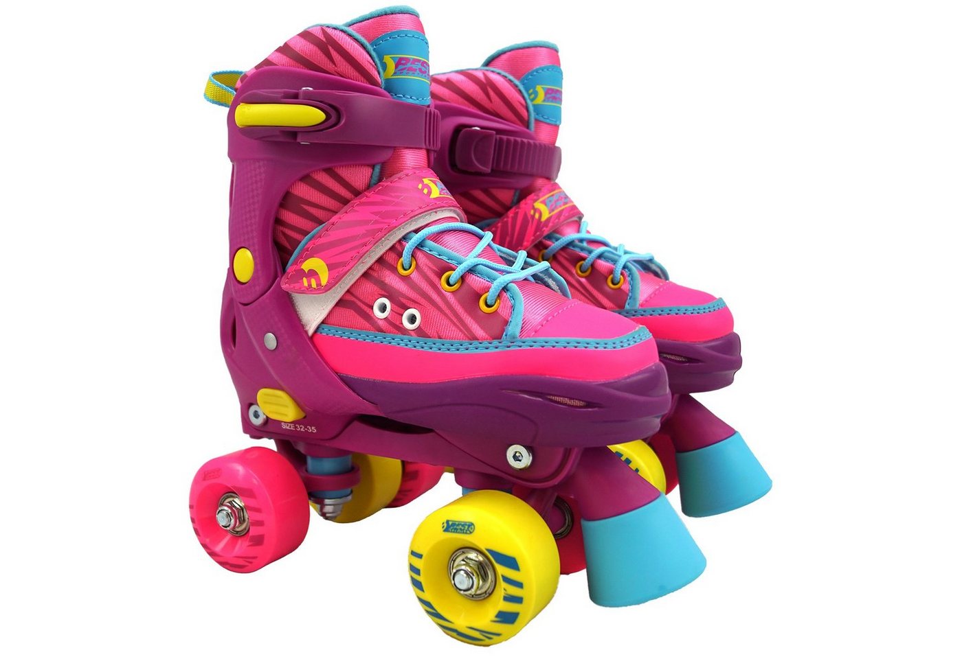 Best Sporting Rollschuhe Rollschuhe für Kinder und Jugendliche, verstellbar, ABEC 7 Carbon von Best Sporting