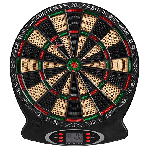 Best Sporting Dartscheibe elektronisch London I elektronische Dartscheibe mit LED-Anzeigen I E-Dartscheibe mit 6 Dartpfeilen & Ersatzspitzen I hochwertiger Dartautomat I Dart für 8 Spieler Best Sporting Dartscheibe elektronisch London I elektronische Dartscheibe mit LED-Anzeigen I E-Dartscheibe mit 6 Dartpfeilen & Ersatzspitzen I hochwertiger Dartautomat I Dart für 8 Spieler von BEST SPORTING