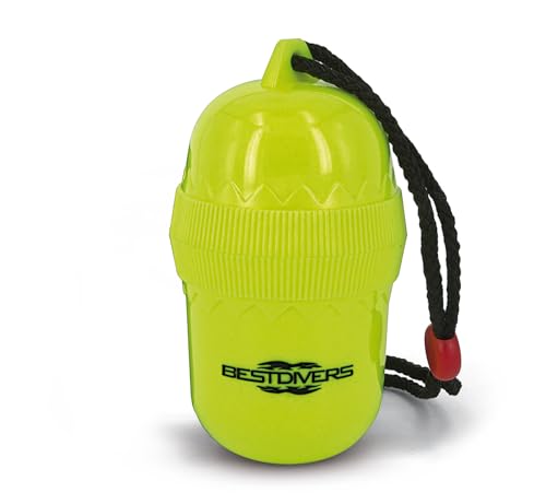 BestDivers Box mit Schraubverschluss Mini 10 x Ø5 cm, Zinn Unisex Erwachsene, schwarz, BestDivers Box mit Schraubverschluss Mini 10 x Ø5 cm, Zinn Unisex Erwachsene, schwarz, von BESTDIVERS