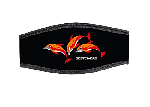 Best divers Uhrenarmband Maske aus Neopren, doppelt Klettverschluss, 3 Delfine Best divers Uhrenarmband Maske aus Neopren, doppelt Klettverschluss, 3 Delfine von BESTDIVERS