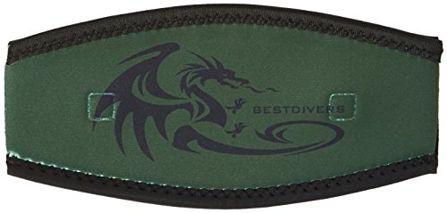 Best divers Uhrenarmband Maske aus Neopren, doppelt Klettverschluss, Drache von Best divers