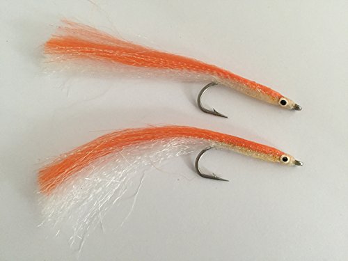 BestCity Salzwasser Fliegenfischen Sandaal Größe 2/0 4 Stück Orange/Weiß BestCity Salzwasser Fliegenfischen Sandaal Größe 2/0 4 Stück Orange/Weiß von BestCity