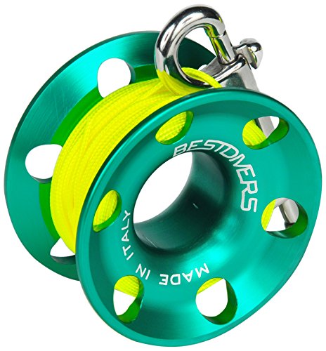 Best Scuba Divers ml0086, Angelrolle Unisex – Erwachsene, grün, 15 Meter Best Scuba Divers ml0086, Angelrolle Unisex – Erwachsene, grün, 15 Meter von BESTDIVERS