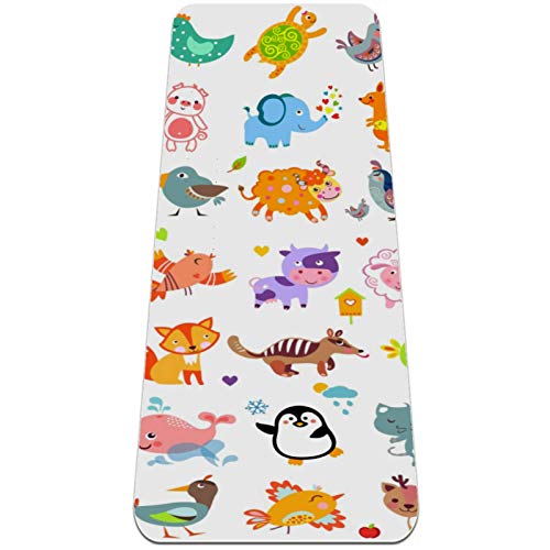 BestIdeas Yogamatte Lebendige Tiere und Vögel für Yoga, Pilates, Bodenübung Männer Frauen Mädchen Jungen Kinder Anfänger Rutschfestes Design BestIdeas Yogamatte Lebendige Tiere und Vögel für Yoga, Pilates, Bodenübung Männer Frauen Mädchen Jungen Kinder Anfänger Rutschfestes Design von BestIdeas