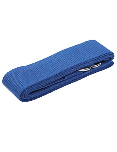 Happygodi Yoga-Gurte, D-Ring-Schnalle, einfarbig, dehnbar Einheitsgröße blau Happygodi Yoga-Gurte, D-Ring-Schnalle, einfarbig, dehnbar Einheitsgröße blau von Bestgift