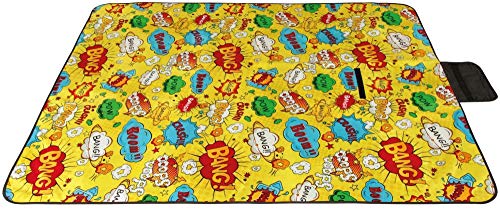 Picknickdecke wasserabw. mit Fotodruck, Auswahl: Größe - 80x120 cm Design - Comic, Stranddecke Kofferraumunterlage Campingdecke Picknickdecke wasserabw. mit Fotodruck, Auswahl: Größe - 80x120 cm Design - Comic, Stranddecke Kofferraumunterlage Campingdecke von Bestlivings