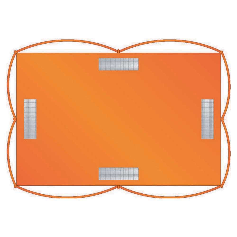 Besto 8 Persons Floating Mat Orange von Besto