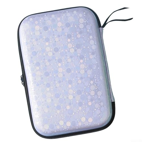 Besttoolifes Hartschalen-Tasche für Tischtennisschläger, wasserdicht, großes Fassungsvermögen, Aufbewahrungshalter für 2 Schläger oder 1 Schläger mit 4 Bällen, staubdicht, mit Handschlaufe, Violett Besttoolifes Hartschalen-Tasche für Tischtennisschläger, wasserdicht, großes Fassungsvermögen, Aufbewahrungshalter für 2 Schläger oder 1 Schläger mit 4 Bällen, staubdicht, mit Handschlaufe, Violett von Besttoolifes