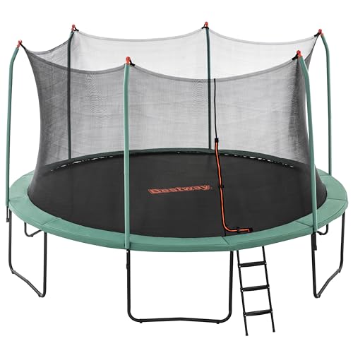Bestway Trampoline Xtreme Air, Ø 427 x 286 cm, Korrosionsbeständiger Stahlrahmen, UV-beständige Materialien, Sicherheitsnetz mit Reißverschluss, 84 Federn, Einstiegsleiter, Bodenverankerungen Bestway Trampoline Xtreme Air, Ø 427 x 286 cm, Korrosionsbeständiger Stahlrahmen, UV-beständige Materialien, Sicherheitsnetz mit Reißverschluss, 84 Federn, Einstiegsleiter, Bodenverankerungen von Bestway