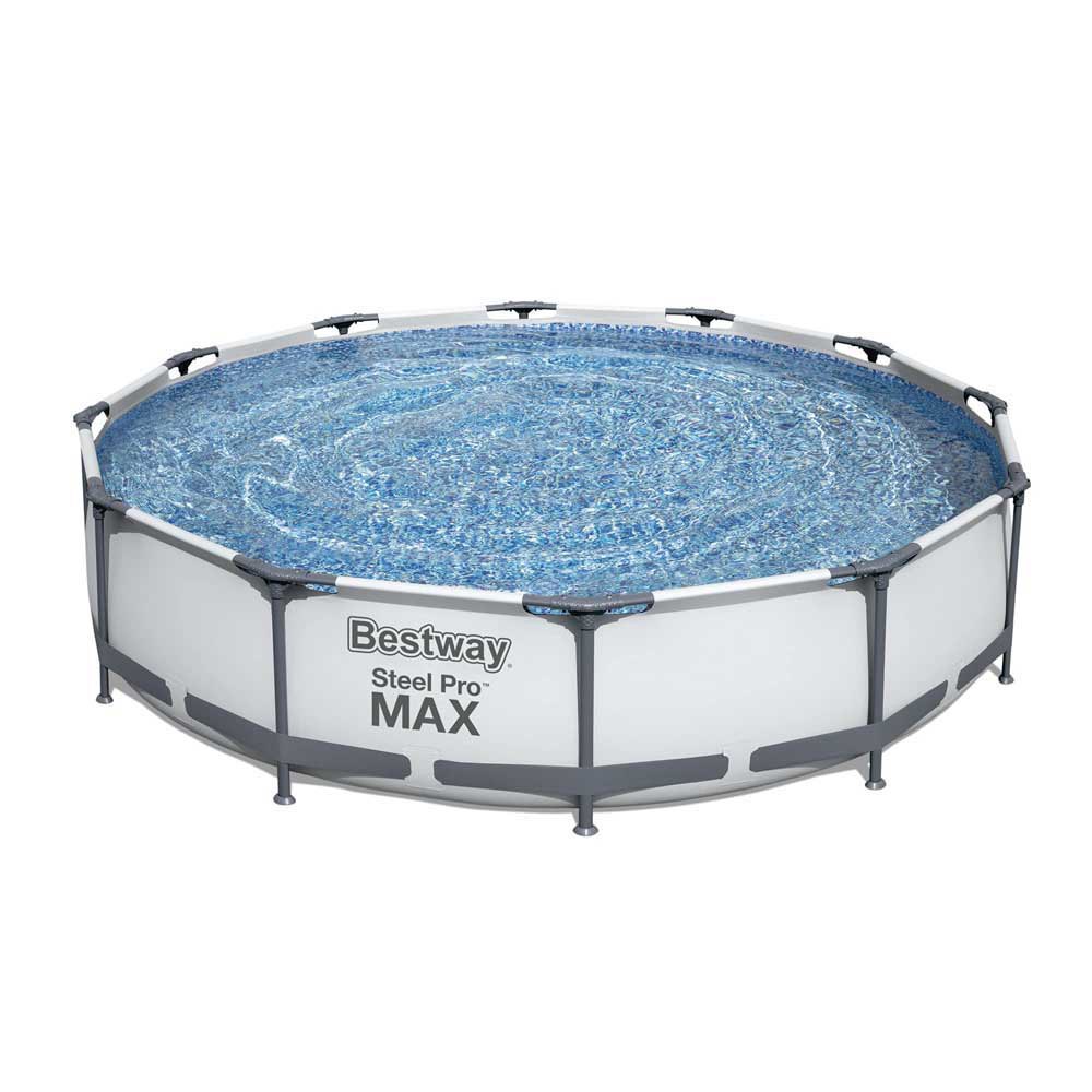 Bestway 56416 Steel Pro Max Ø366x76cm Round Tubular Pool Blau,Grau 6473 Liters Bestway 56416 Steel Pro Max Ø366x76cm Round Tubular Pool Blau,Grau 6473 Liters von Bestway