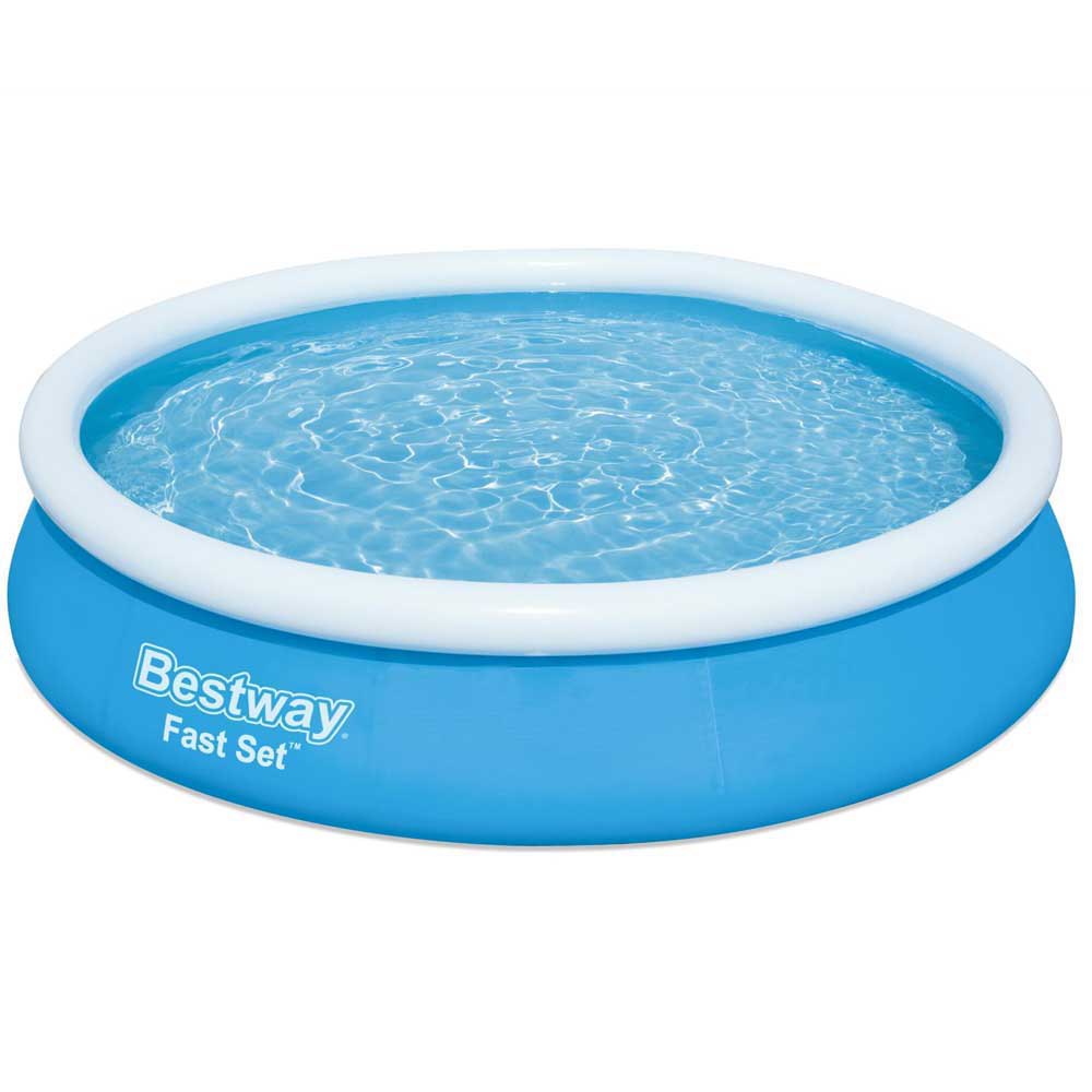 Bestway 57273 Fast Set Ø366x76cm Round Inflatable Pool Blau 5377 Liters von Bestway