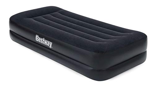Bestway Aeroluxe Airbed, Luftbett mit eingebauter Elektropumpe, Twin 191x97x46 cm, schwarz (anthrazit) von Bestway