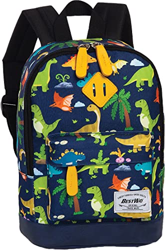 Bestway Campus Kids Kinder- Rucksack 6 Ltr. 21 x 29 x 13 cm mit PU - Boden (dunkelblau) von Bestway