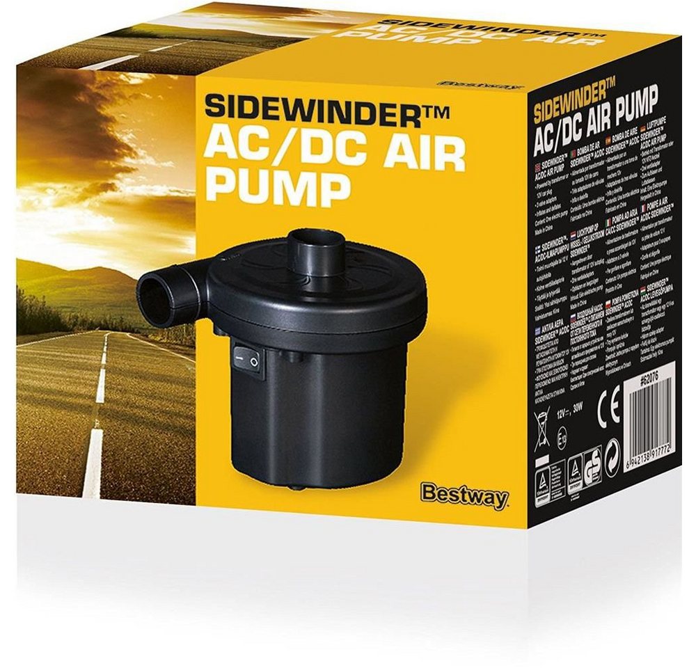 Bestway Elektropumpe Sidewinder AC/DC Pump, mit 2 Adaptern von Bestway