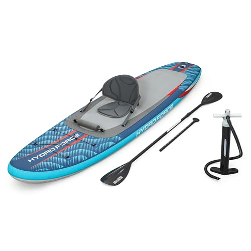 Bestway Hydro Force SUP Allround Board-Set Oceana, 305 x 84 x 15 cm, 130 kg, FortiFiber-Material, PVC-Oberfläche, Abnehmbarer Sitz, Anti-Rutsch, 1 Finne, Doppelhubkolbenpumpe, Paddel, Rucksack Bestway Hydro Force SUP Allround Board-Set Oceana, 305 x 84 x 15 cm, 130 kg, FortiFiber-Material, PVC-Oberfläche, Abnehmbarer Sitz, Anti-Rutsch, 1 Finne, Doppelhubkolbenpumpe, Paddel, Rucksack von Bestway