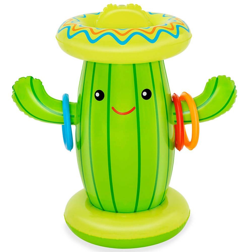 Bestway Inflatable Cactus Set With Water Sprayer And Rings 105x60 Cm Grün von Bestway