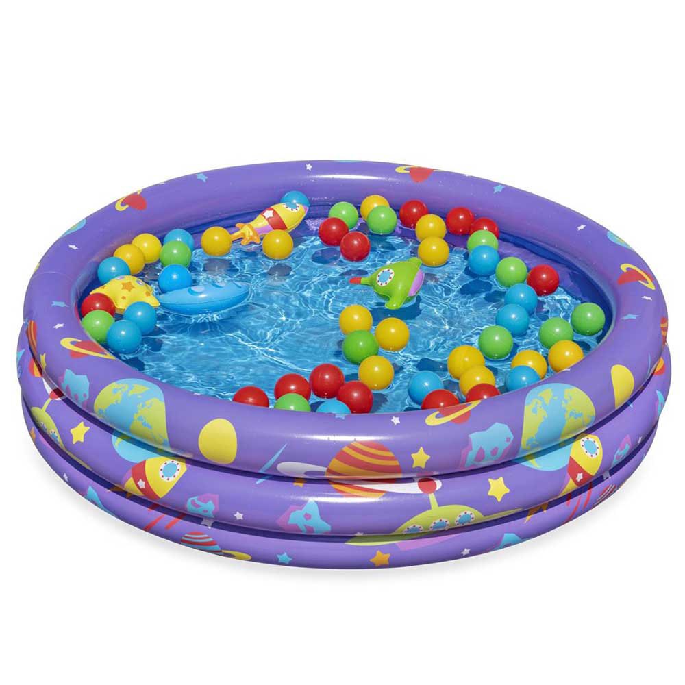 Bestway Intergalactic Surprise 102x25 Cm Round Inflatable Pool Lila 101L Bestway Intergalactic Surprise 102x25 Cm Round Inflatable Pool Lila 101L von Bestway