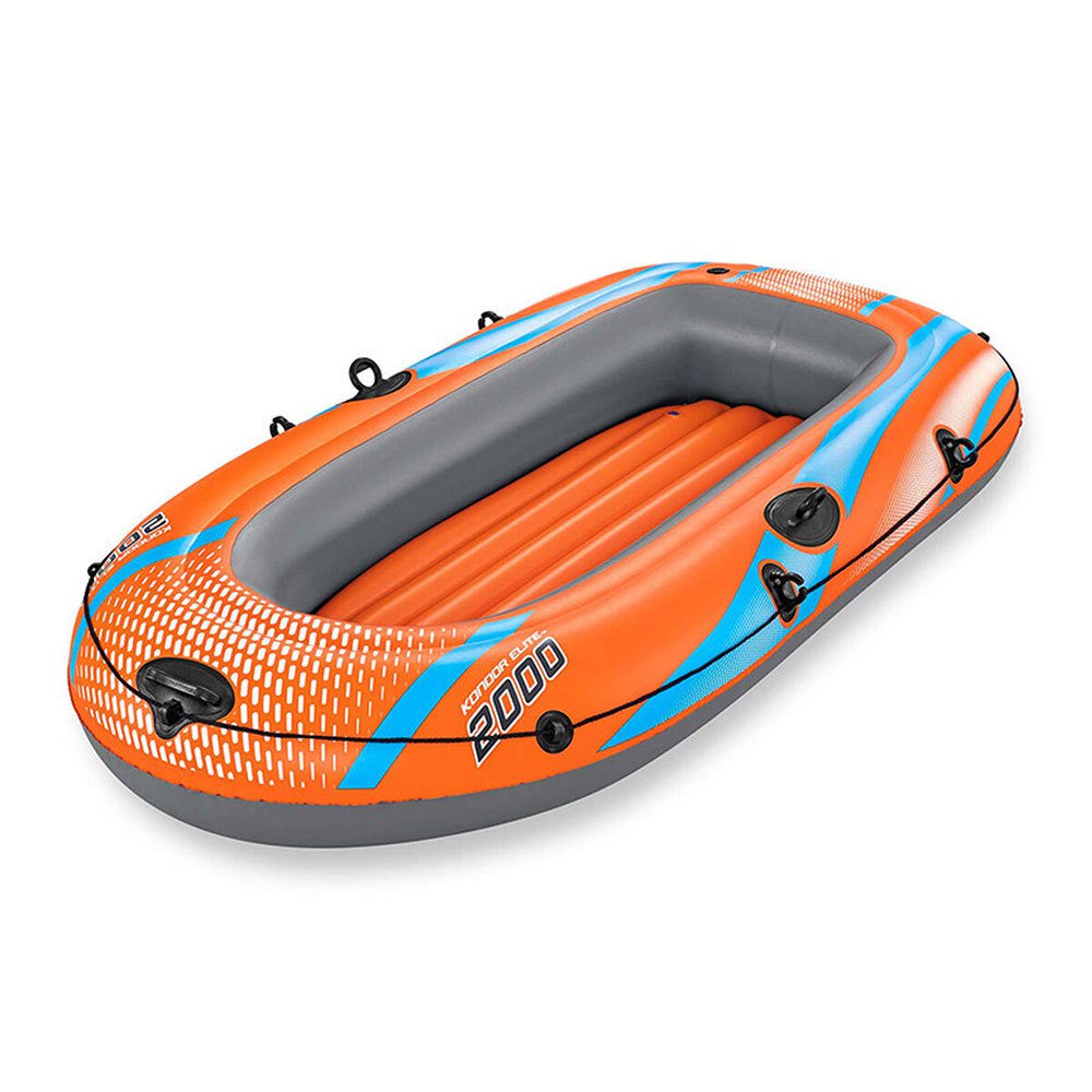 Bestway Kondor Elite 2000 Raft Inflatable Boat Orange 2 Places von Bestway