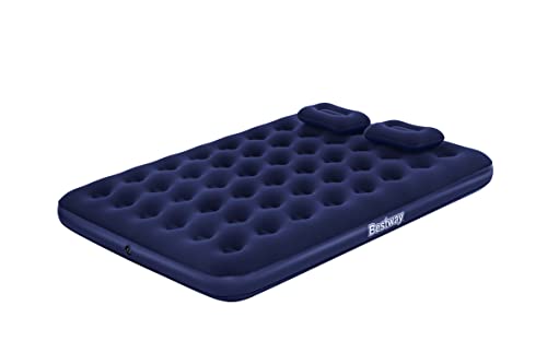 Bestway Luftbett Aerolux mit Handpumpe Double XL/Lo 203 x 152 x 22 cm, Blau von Bestway