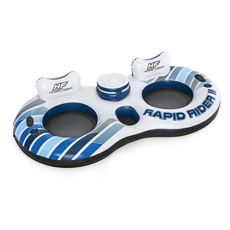 Bestway Rapid Rider Double Ring Float With Handles Mehrfarbig 251 x 132 cm Bestway Rapid Rider Double Ring Float With Handles Mehrfarbig 251 x 132 cm von Bestway