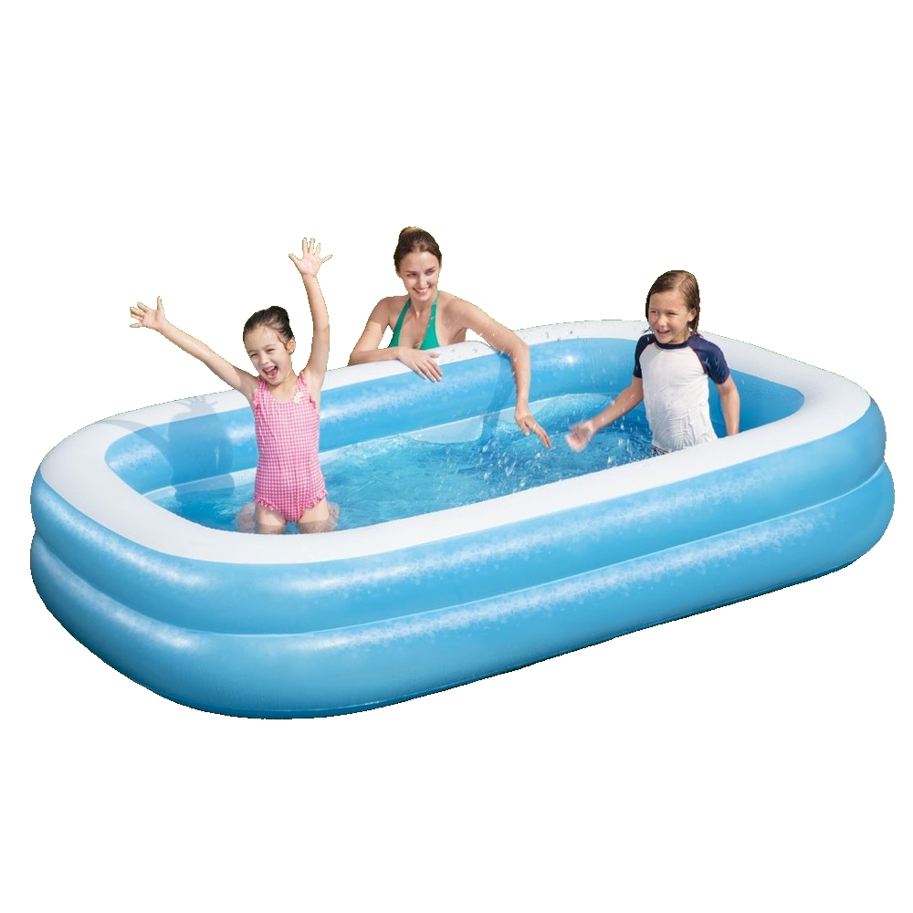 Bestway Rectangular Inflatable Pool 262x175x51 Cm Blau Bestway Rectangular Inflatable Pool 262x175x51 Cm Blau von Bestway