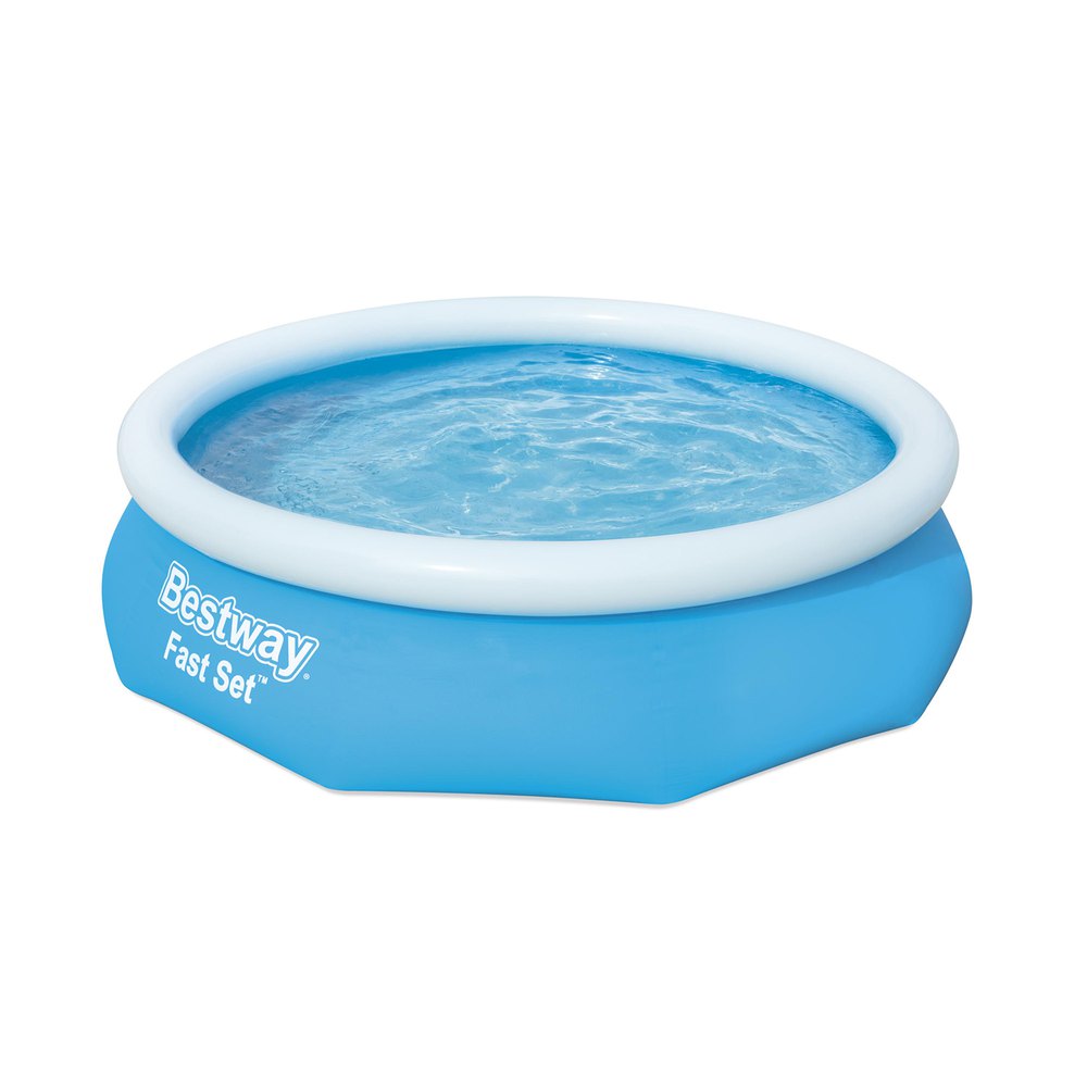 Bestway Round Fast Set Swimming Pool With Purifier 305x76 Cm Blau von Bestway