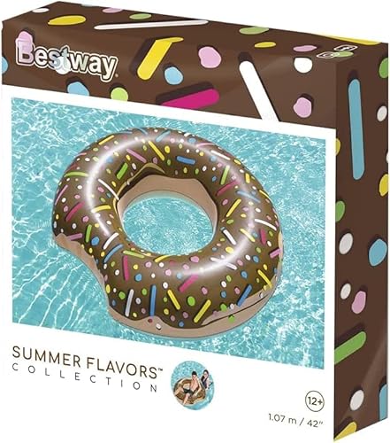 Bestway Schwimmring, Donut, 107 cm, Sortiert (Brown), Einheitsgröße von Bestway