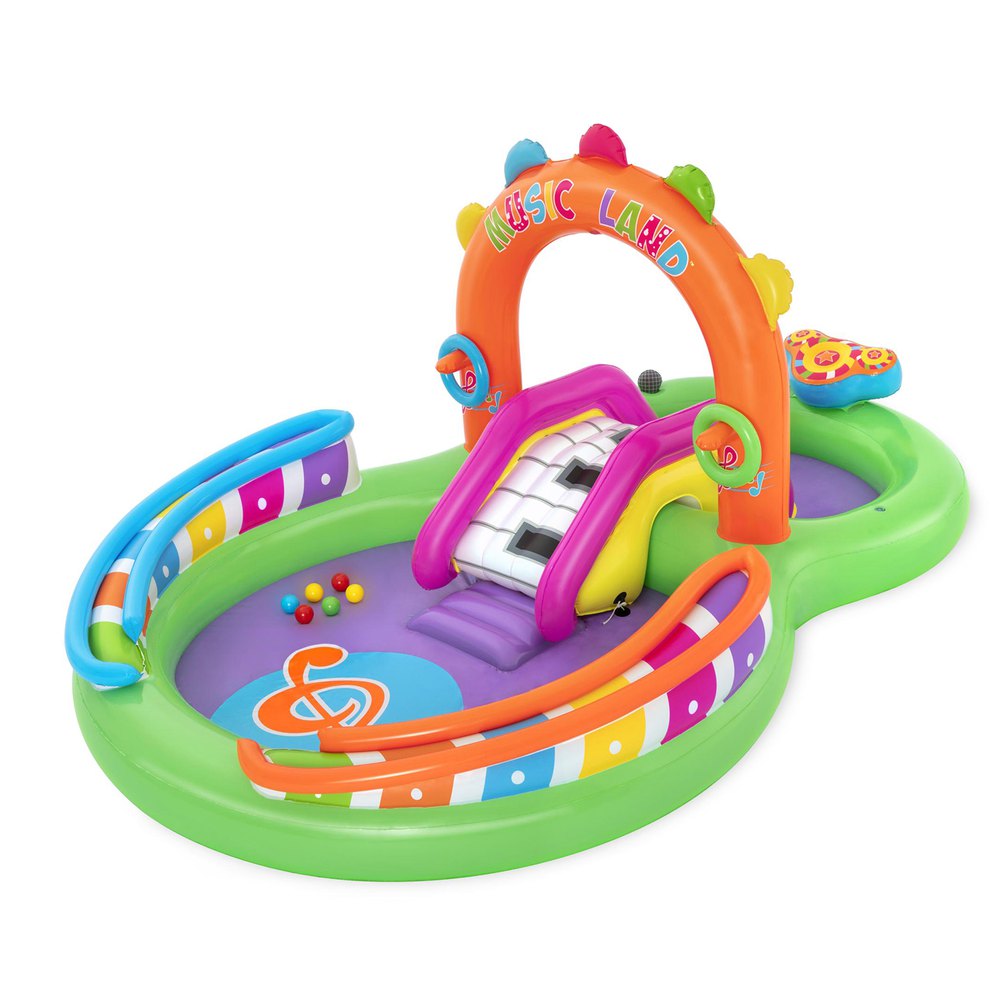 Bestway Sing N Splash Double Children Pool With Balls 295x190 Cm Blau Bestway Sing N Splash Double Children Pool With Balls 295x190 Cm Blau von Bestway