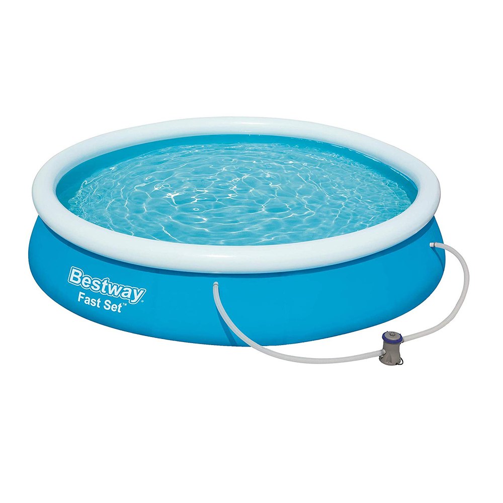 Bestway Swimming Pool Fast Set Round With Filter 366x76 Cm Blau von Bestway