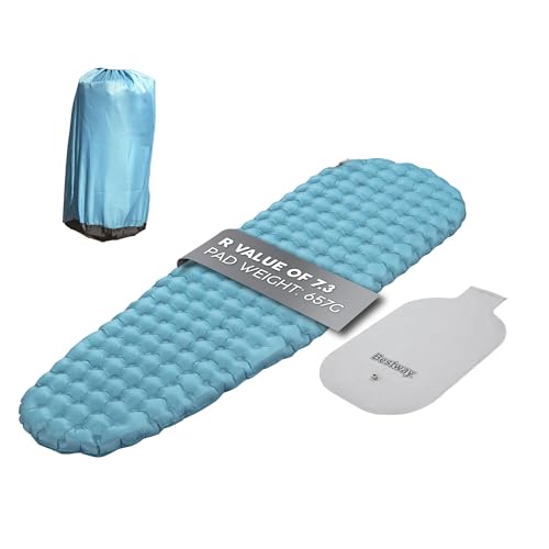Bestway aufblasbare Single-Isomatte AlpineLite für Mumienschlafsäcke 183 x 51 x 7,5 cm Bestway aufblasbare Single-Isomatte AlpineLite für Mumienschlafsäcke 183 x 51 x 7,5 cm von Bestway
