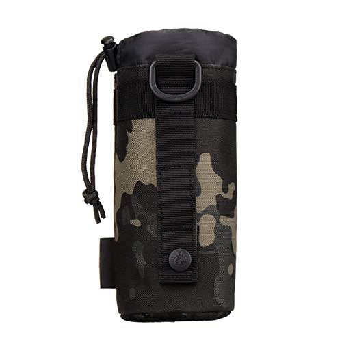 Bethspec Taktisch Flaschenhalter Militär Trinkflasche Beutel MOLLE Langlebig Bottlehalter Bottel Carrier für Camping Wandern Radfahren, Nacht Tarnung von Bethspec