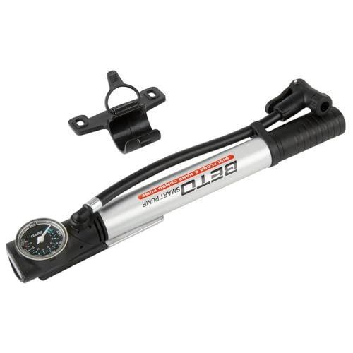 Beto Mini Standpumpe, Silber - 2 in 1 Beto Mini Standpumpe, Silber - 2 in 1 von Beto