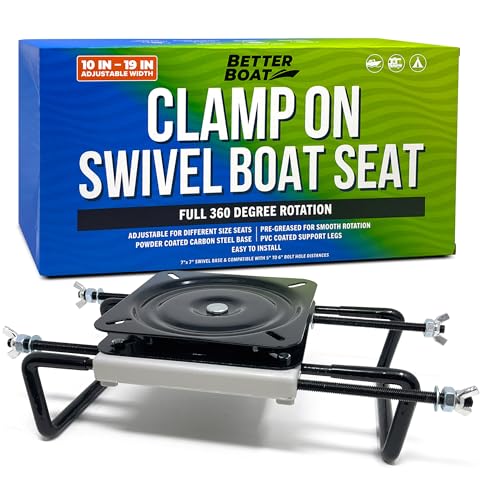 Better Boat Bb-swv-coseat Bootsstühle, Drehsitz zum Anklemmen, Schwarz von Better Boat