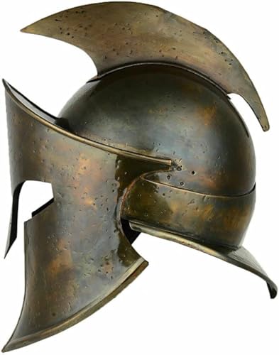 Better Buy Handicraft Mittelalterlicher Kampfritter Spartaner-König Leonidas 300 Film Griechisch Römer Helm Rüstung Silber, silber, Erwachsene von Better Buy Handicraft