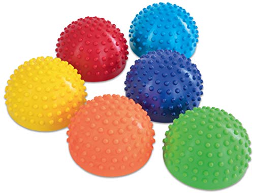 Betzold Sport - Regenbogen Balancier-Igel, 6er Set Igelbälle - Balancieren Kinder von Betzold