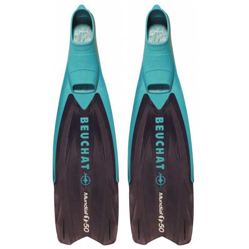 Beuchat Mundial One 50 Spearfishing Fins Blau,Schwarz EU 43-44 von Beuchat