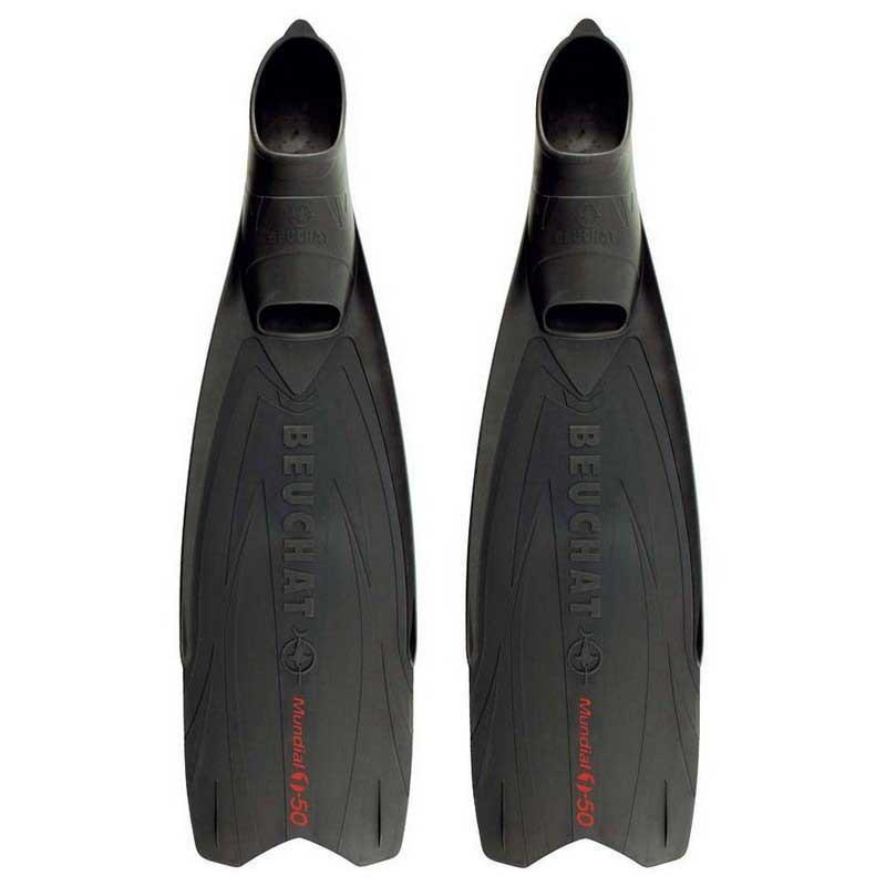 Beuchat Mundial One 50 Spearfishing Fins Grau EU 47-48 von Beuchat