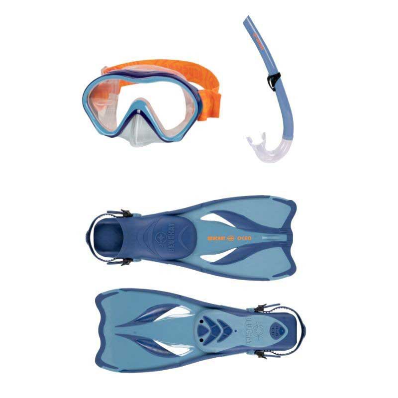 Beuchat Oceo Pmt Snorkeling Set Blau EU 42-45 von Beuchat