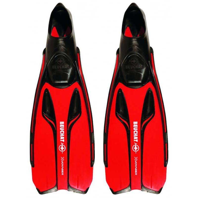 Beuchat X-voyager Diving Fins Rot,Schwarz EU 32-33 von Beuchat