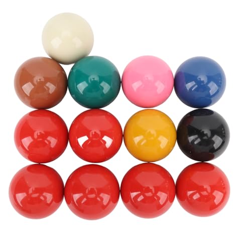 Bewinner Professionelle Billardkugeln – 13-teiliges Snooker-Kugel-Set, Standard-Ersatz-Harz-Billardkugeln mit 2,1 Zoll Durchmesser für Billardtische Bewinner Professionelle Billardkugeln – 13-teiliges Snooker-Kugel-Set, Standard-Ersatz-Harz-Billardkugeln mit 2,1 Zoll Durchmesser für Billardtische von Bewinner