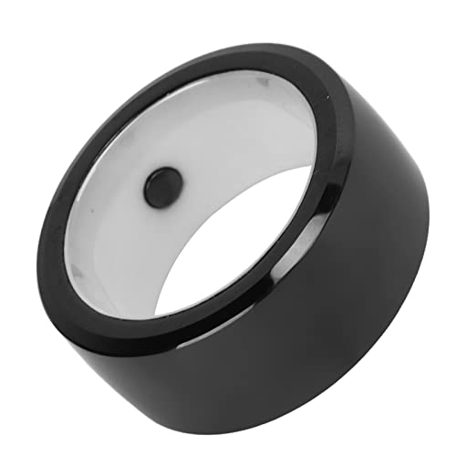Bewinner Wasserdichter Keramik-NFC-Ring, Tragbarer Smart-Ring mit Rundum-Sensing-Technologie, Universeller NFC-Ring mit Sensorunterstützung, Simulation von ID-IC-Smartcards, Stilvoller (M) von Bewinner