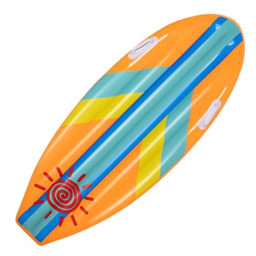 Bexdug Aufblasbares Surfbrett für Kinder, aufblasbares Surfbrett - Bunte aufblasbare stabile Floaties-Poolflöße,Attraktive, multifunktionale, wiederverwendbare Surf-Party-Dekoration für den Strandpool von Bexdug