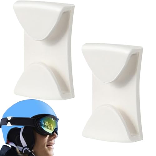 Bexdug Clips für Skibrille, Schnellverschluss, Anti-Drop-Brillengriff, multifunktional, Gürtelschnallen, Skizubehör für Skifahrer von Bexdug