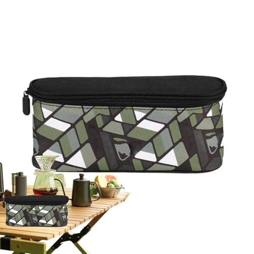 Bexdug Kleine Camping-Organizer-Tasche, tragbare Lampen-Aufbewahrungstasche - Kleine Lampen-Organizer-Tasche, Aufbewahrungstasche | Campingtasche mit Fächern, abnehmbares Campingzubehör für den von Bexdug