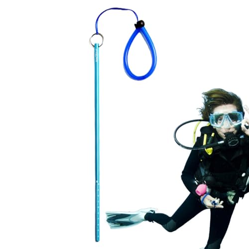 Bexdug Scuba Noise Maker, Mehrzweck-Tauchstock, Tauchausrüstung, tragbarer Unterwassergeräuschmacher mit Handschlaufe für Tauchen, Unterwasserabenteuer von Bexdug