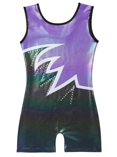Bezioner Gymnastikanzug Kinder Mädchen Ärmellos Turnanzug Trikotanzug Tanz Gymnastik Training Dancewear Gymnastikbody 3-14 Jahre Lila 150 Bezioner Gymnastikanzug Kinder Mädchen Ärmellos Turnanzug Trikotanzug Tanz Gymnastik Training Dancewear Gymnastikbody 3-14 Jahre Lila 150 von Bezioner