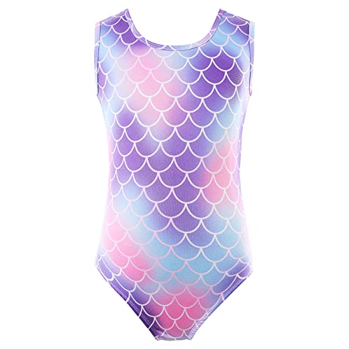 Bezioner Kinder Turnanzug Mädchen Gymnastikanzug Trikot Ärmellos Ärmel Ballett Tanzbekleidung Violett 120 für 6-8 Jahre,120-130 cm Bezioner Kinder Turnanzug Mädchen Gymnastikanzug Trikot Ärmellos Ärmel Ballett Tanzbekleidung Violett 120 für 6-8 Jahre,120-130 cm von Bezioner