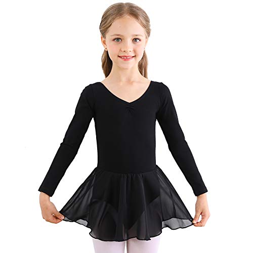 Sportartspezifische Bekleidung Mädchen Bezioner Kinder Ballettkleidung Tütü  Ballettkleid Mädchen Baumwolle Balletttrikot Ballettanzug Tanzbody  Tanzkleid mit Rock dskgroup.co.jp