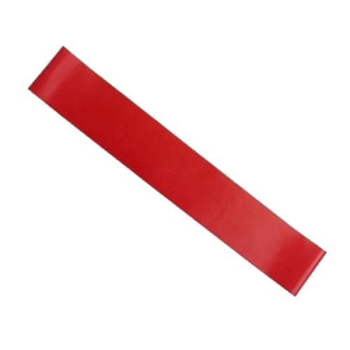 Übungsbänder, Widerstandsbänder, 1 Stück Yoga-Widerstandsgummibänder for drinnen und draußen, Fitnessgeräte 0,35 mm - 1,1 mm, Pilates-Sporttraining, elastische Bänder(Red) von BgnEhRfL