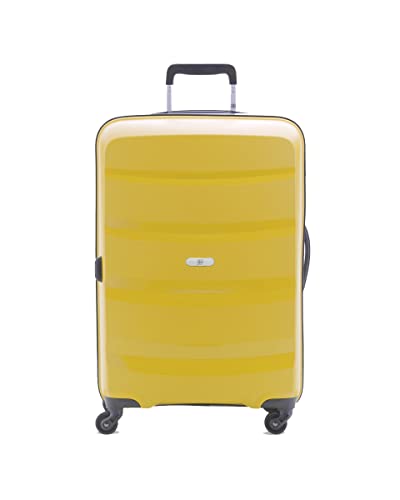 BIBA Reisekoffer mit Rollen Unisex aus Polypropylen, Handgepäck Koffer mit Trolley Travel Carri G CR20, Griffwagen, Reißverschluss, PP Polypropylen, Gelbe Farbe BIBA Reisekoffer mit Rollen Unisex aus Polypropylen, Handgepäck Koffer mit Trolley Travel Carri G CR20, Griffwagen, Reißverschluss, PP Polypropylen, Gelbe Farbe von Biba
